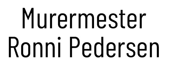 Murermester Ronni Pedersen